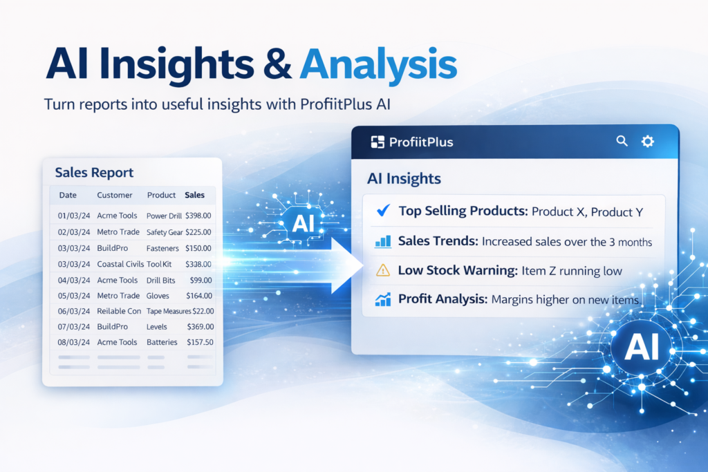 AI Insights for ProfiitPlus reports and notes