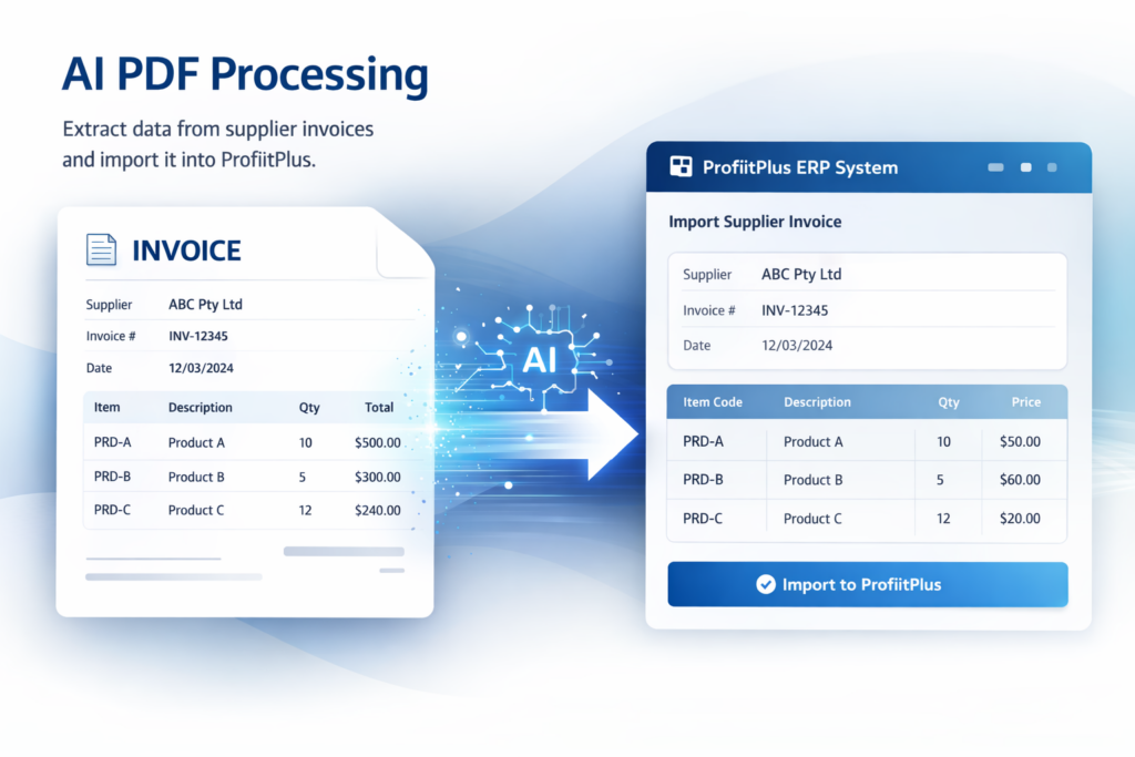 AI PDF Processing in ProfiitPlus